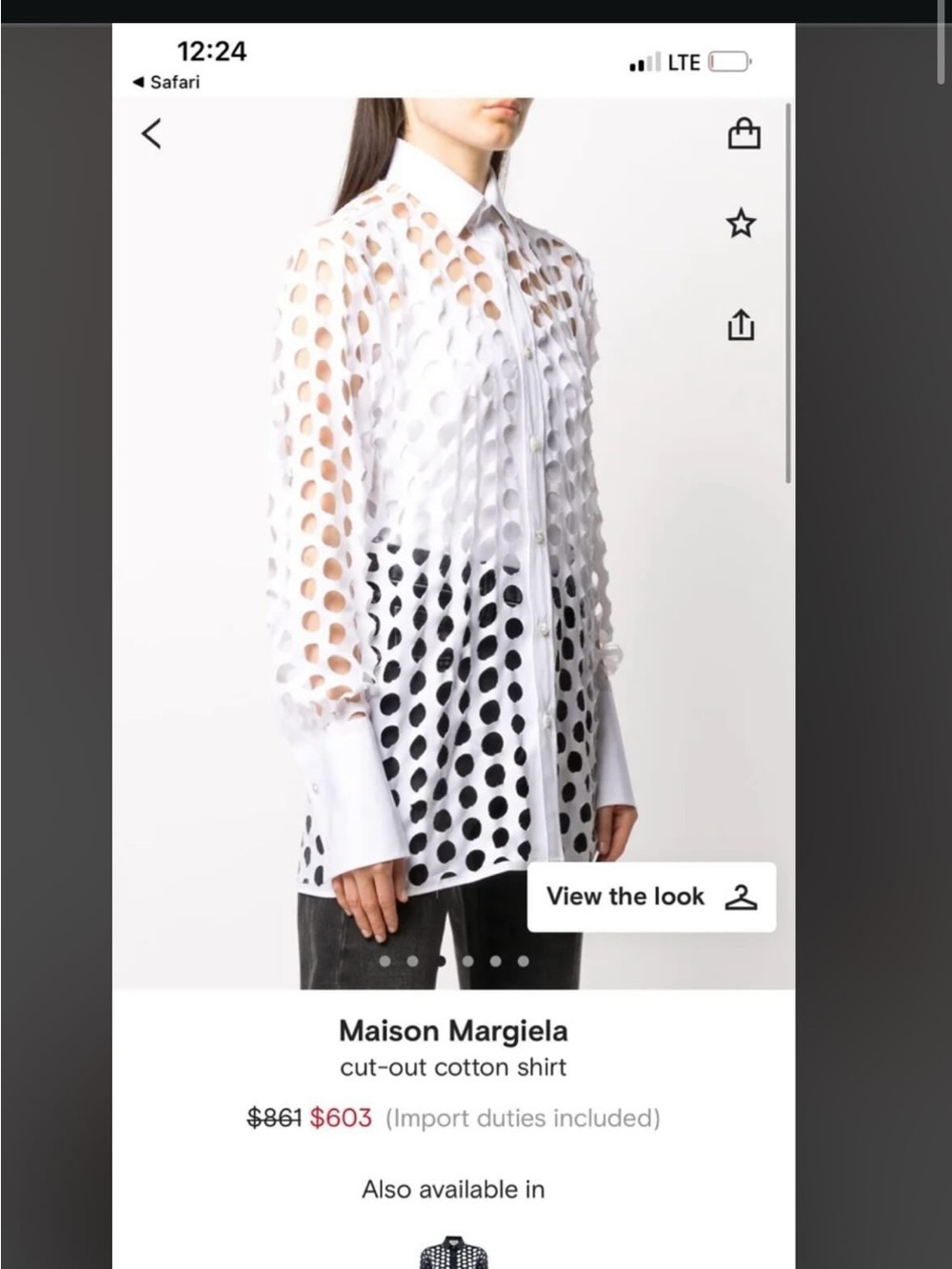 Maison Margiela "Cut Out" longsleeve shirt - Picture 6 of 13